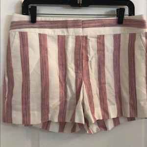 NWOT LOFT stripped shorts